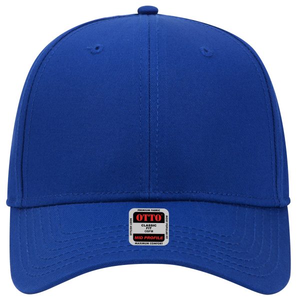 Otto Cap 27-1235 6 Panel Mid Profile Baseball Cap Superior Cotton Twill Hat Hot on Sale - Image 3