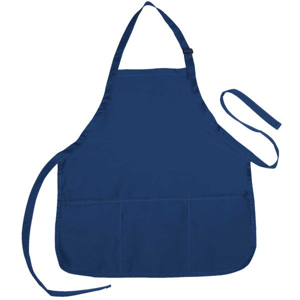 Nissun Poly-Cotton Apron with 3 Pockets APN1243 on Sale - Image 4
