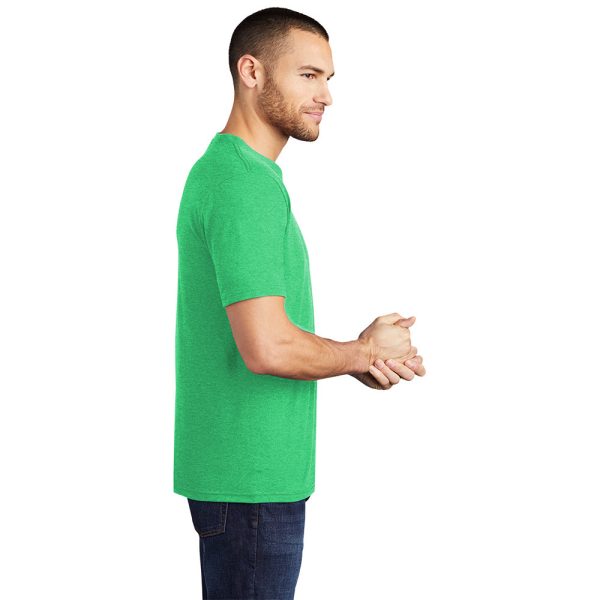 District DM130 Perfect Tri Tee - Green Frost For Cheap - Image 3