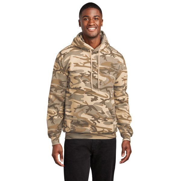 Port & Company PC78HC Core Fleece Camo Pullover Hooded Sweatshirt Online Sale - Image 5