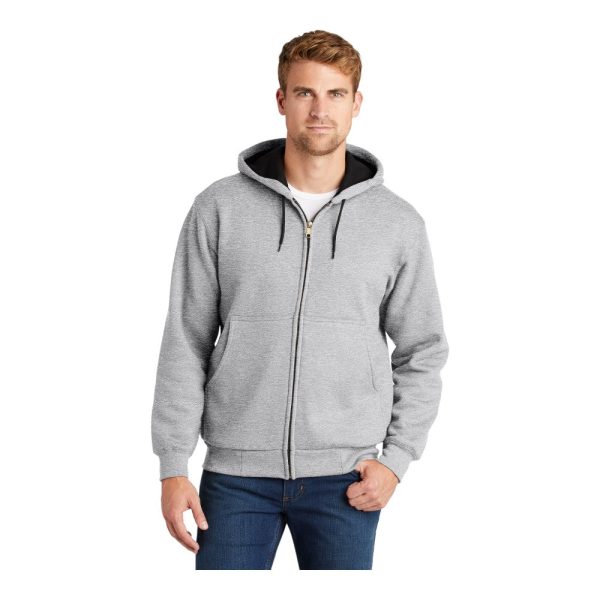 CornerStone Heavyweight Full Zip Hooded Sweatshirt with Thermal Lining CS620 For Cheap - Image 4