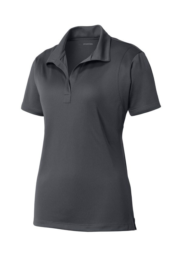 Sport-Tek LST650 Ladies Micropique Sport-Wick Polo - Iron Grey Hot on Sale - Image 4