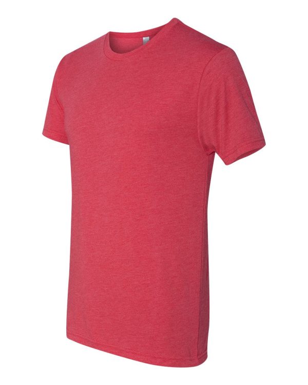 Next Level 6010 Triblend T-Shirt - Vintage Red For Sale - Image 3