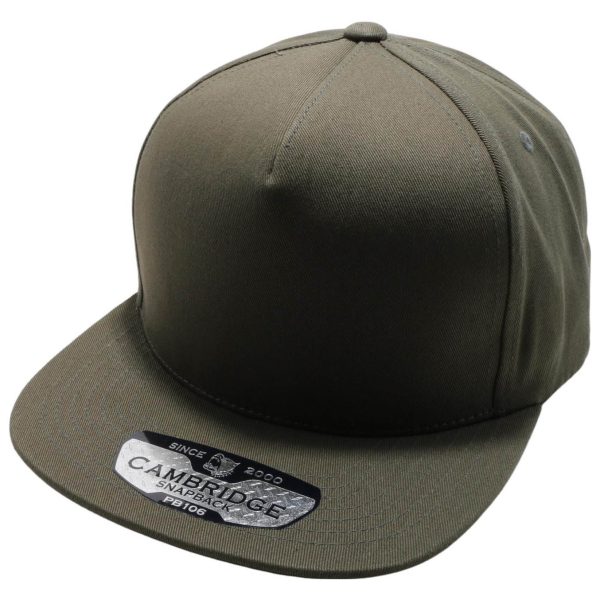 Pit Bull Cambridge PB106 5 Panel Cotton Snapback Hat Online - Image 5