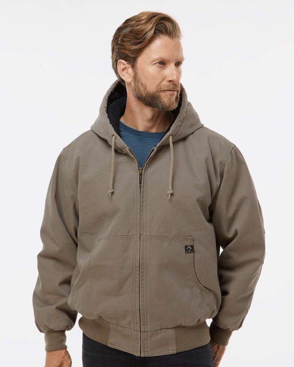 DRI DUCK 5020 Cheyenne Boulder Cloth™ Hooded Jacket with Tricot Quilt Lining Online now