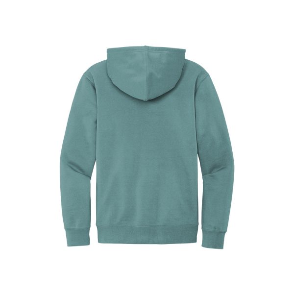 District DT6100 V.I.T. Fleece Hoodie - Eucalyptus Blue For Discount - Image 2