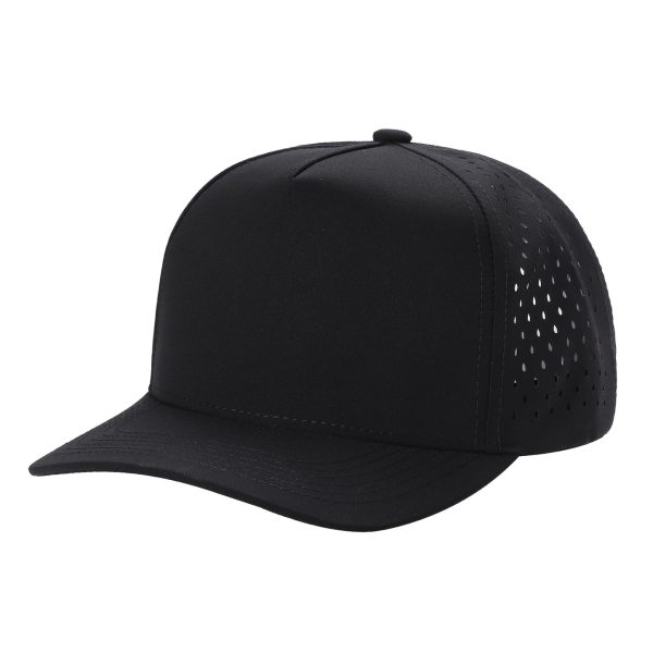 Unbranded 5 Panel Perforated Laser Mesh Hat Waterproof Cap Cheap - Image 2