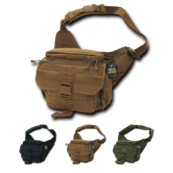 RapDom Tactical Messenger Bag, Molle Shoulder Field Pack - T311 For Cheap