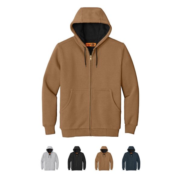 CornerStone Heavyweight Full Zip Hooded Sweatshirt with Thermal Lining CS620 For Cheap