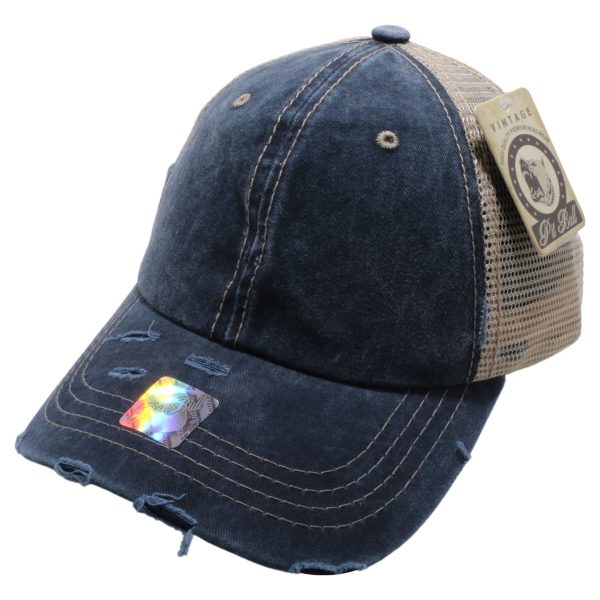 Pit Bull PB220 Pigment Vintage Mesh Trucker Hat For Cheap