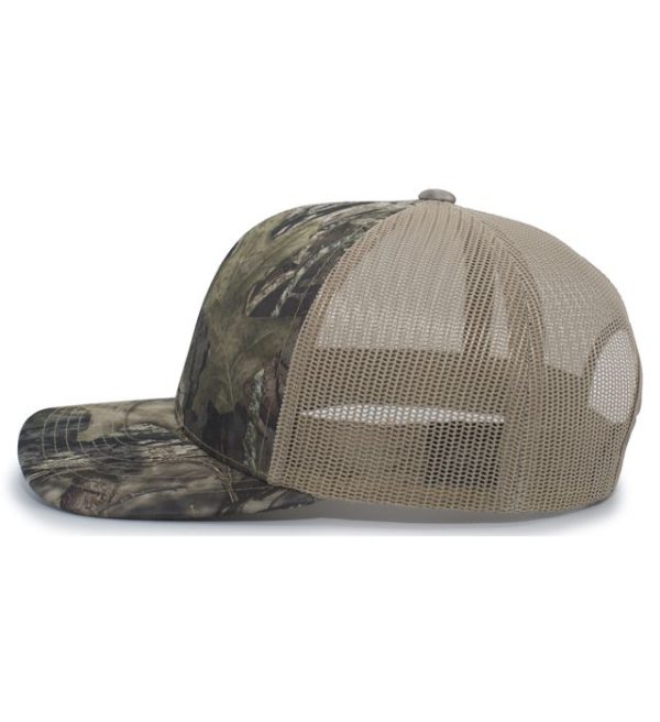 Pacific Headwear 108C Camo Snapback Trucker Cap Online now - Image 5
