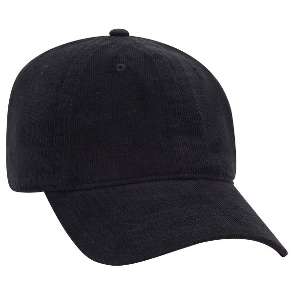Otto 6 Panel Low Profile Baseball Cap, Corduroy Dad Hat - 18-1272 Hot on Sale - Image 2