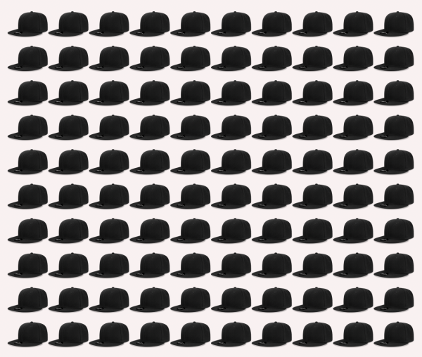 Wholesale Snapback Hats, Bulk Snapbacks, Blank Flat Bill Caps - 100 packs Sale